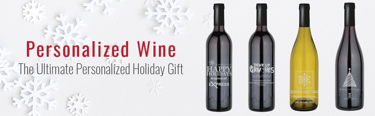 Personalized Wine - Holiday Gifts