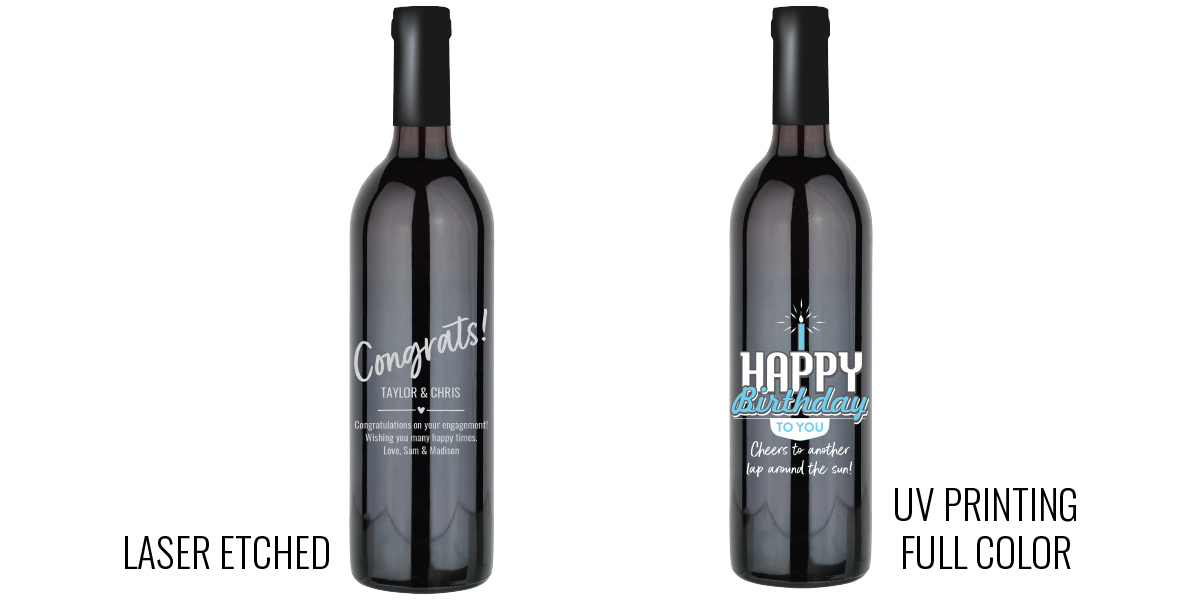 Personalization on Wine Bottles